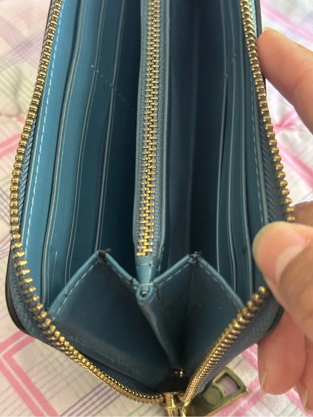 Coach Accordion Zip Wallet